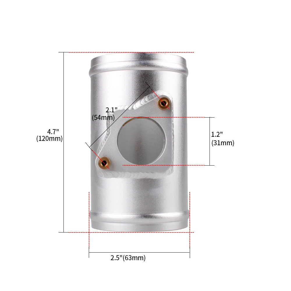 RASTP-63/70/76 MM Luftmassenmesser Halterung Luftmassenmesser Basis Für TOYOTA MAZDA SUBARU SUZUKI Lufteinlass meter Adapter RS-MAF011 – Detail 5