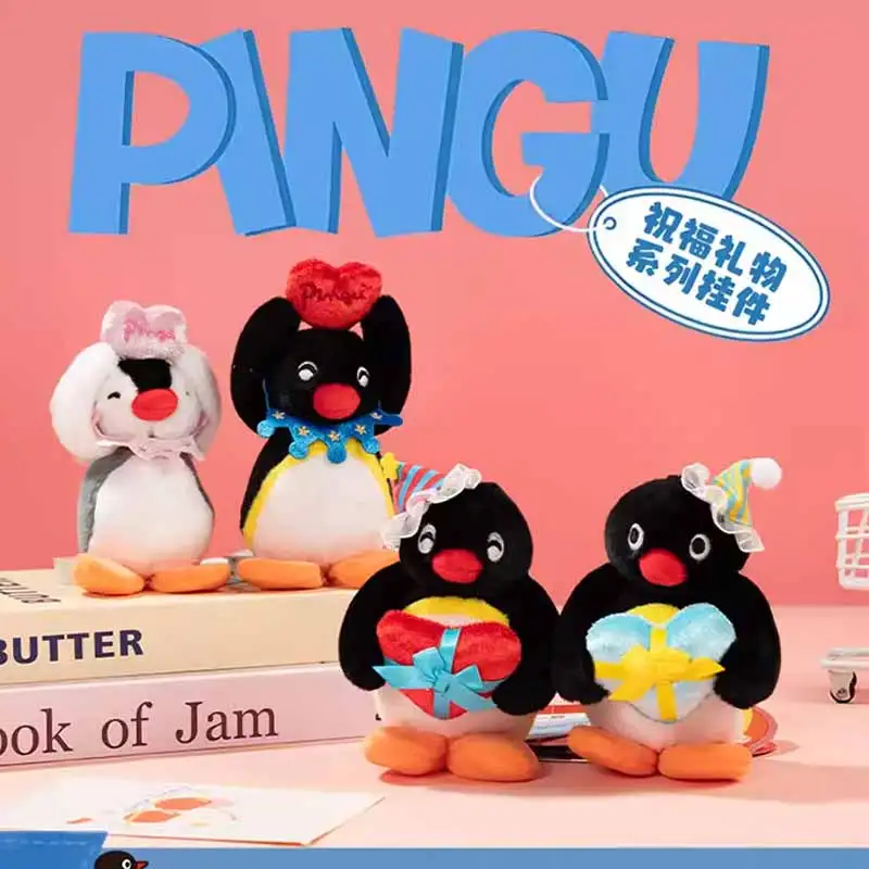 Cartoon Pingu New Year'S Blessing Series Penguin Doll Backpack Pendant Keychain Fun Toy Valentine'S Day Surprise Periphery Gifts view 6