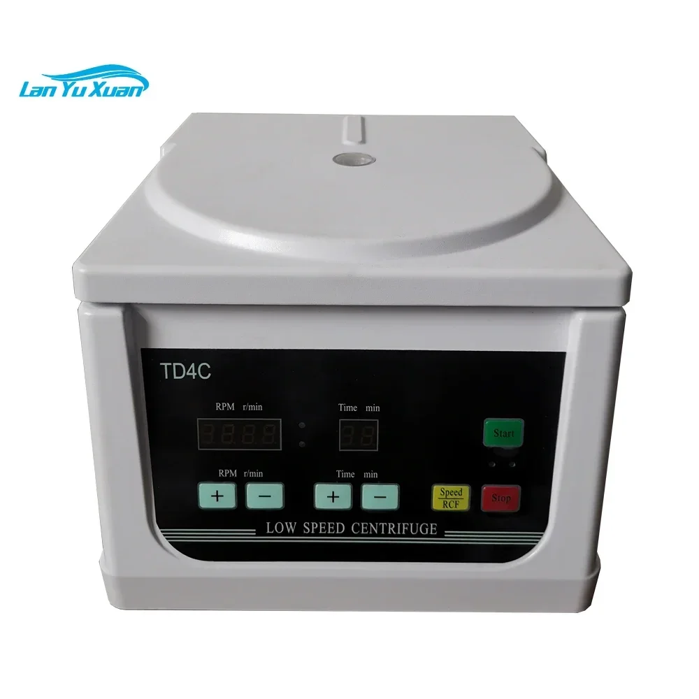 Laboratory Centrifuge TD4C Low Speed 4000rpm 2150xg Brushless Motor 5ml 7ml 10ml 15ml 20ml 50ml Plasma Serum PRP PRF Separate