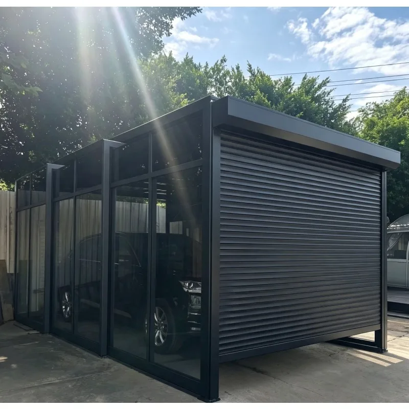 Hot Sales Foldable Smart Automatic Carport Electric Retractable Car Garage Outdoor Shelter for Park Home Courtyard Driveway