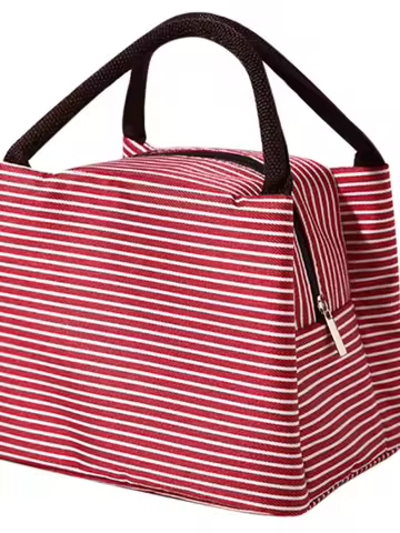 Lunch Bag Handle Insulation Cooler Bag For Women Kid Lunch Box Picnic Travel Portable Food Storage Breakfast Thermal Food Bag