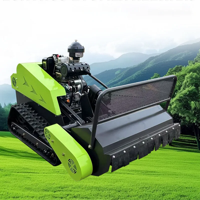 آلة إزالة الأعشاب الضارة الزاحفة المخصصة للتحكم عن بعد كسارة إزالة الأعشاب الضارة وإزالة الأعشاب الضارة للبساتين