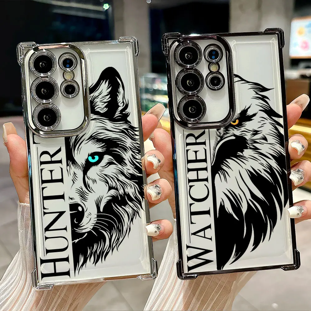 Wild Animal Logo Wolf Eagle Tiger Case For Samsung Galaxy S26 S25 Ultra S26Ultra S24 S23 S22 S21 Plus + S20 S26 FE 5G Back Cover
