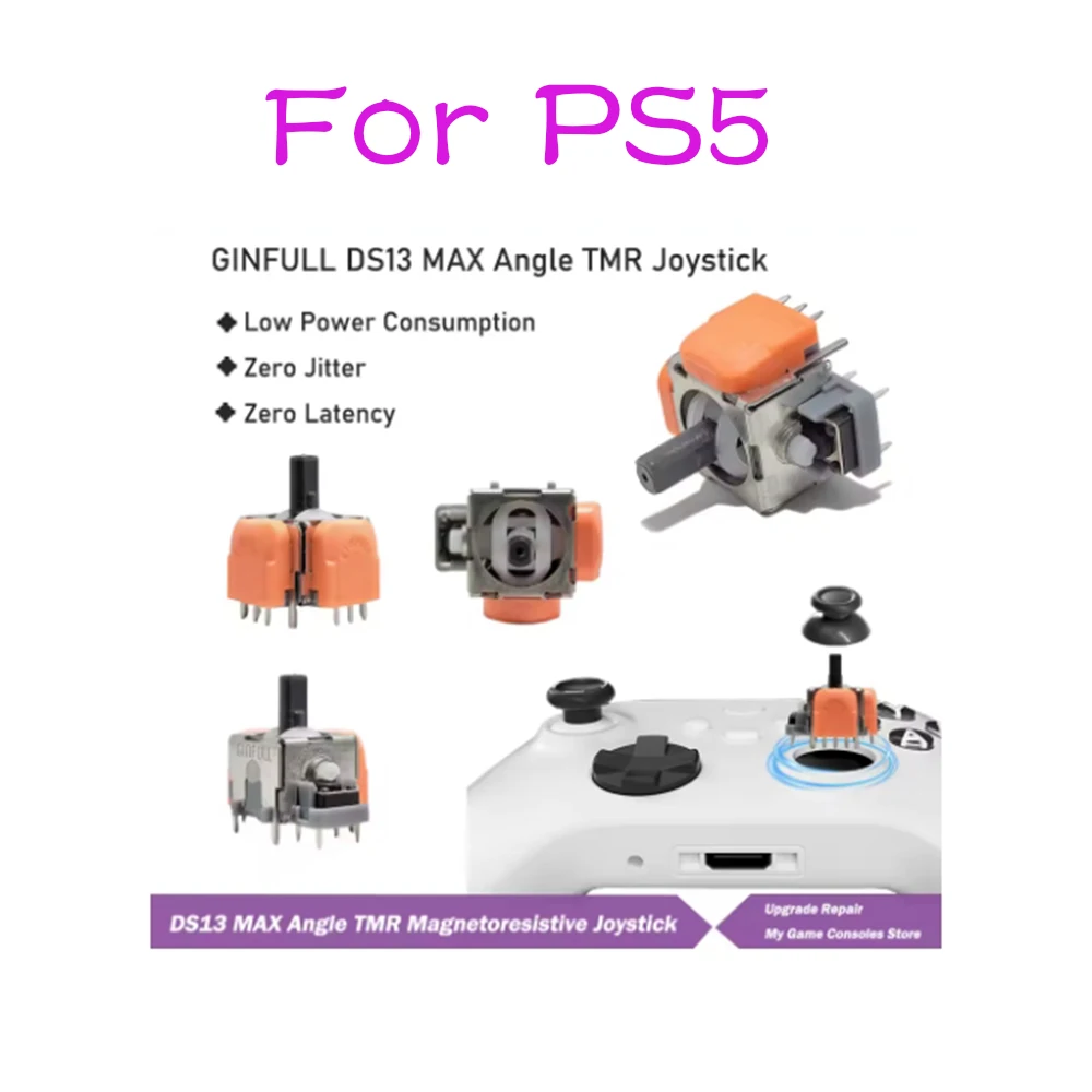 1/2pcs GINFULL DS13 MAX TMR Electromagnetic Joystick For PS5