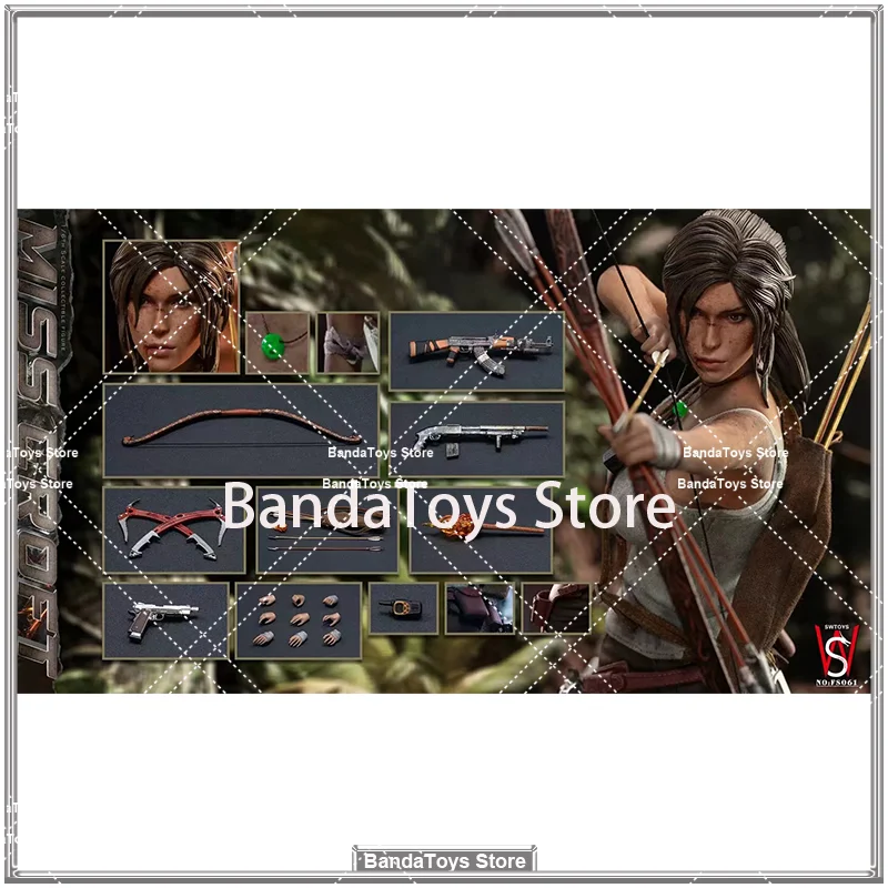 Auf Lager Original Swtoys fs061 1/6 Lara Croft Miss Croft Grab Raider Anime Action Collection