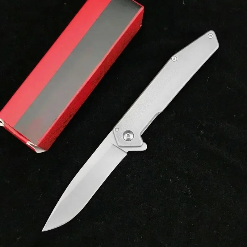 

ks1720 pocket Folding Knife 8Cr13Mov Blade 420 steel handle edc multitool knives Portable selbstverteidigung Survival Knife