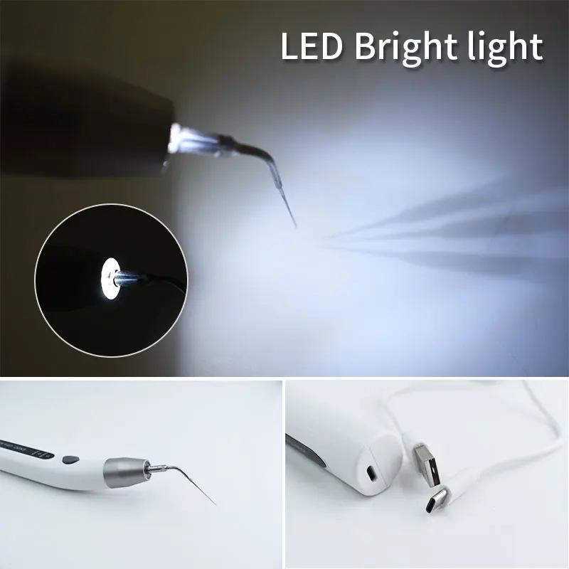 LED Dental Cordless Ultrasonic Activator Endo Ultra Teeth Whitening Equipment Ultrasonic Washing Tooth Dental Teeth Whitening To