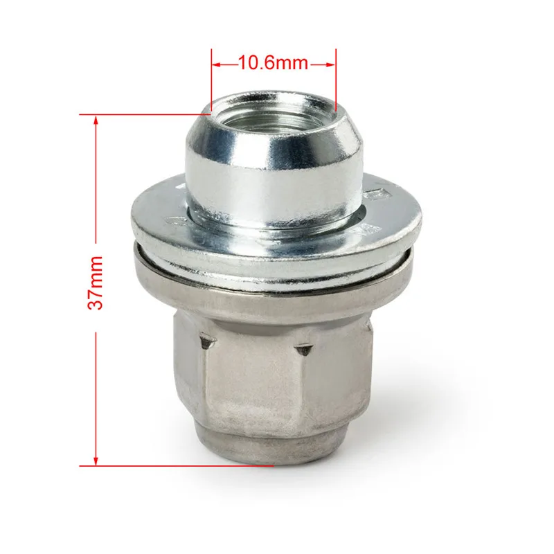 5PCS Wheel Lug Nuts Chrome 12x1.5 For Jaguar F-Type S-Type X-Type XJ XJR XE XF XJ220 1991-2022 Auto Part C2C35294010 C2C35294
