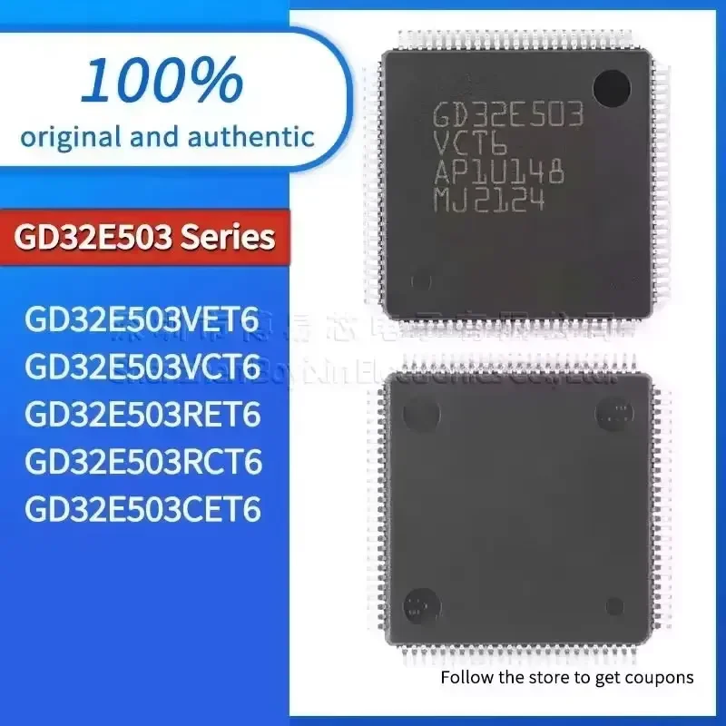 

1PCS GD32E503VET6 GD32E503VCT6 GD32E503RET6 quality assurance GD32E503RCT6 GD32E503CET6