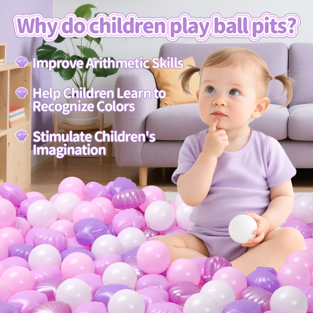 COLOBOBO 100 pezzi di palline morbide non tossiche gratuite con borsa a rete per bambini, forniture per attività, giocattoli, regali di compleanno e Natale