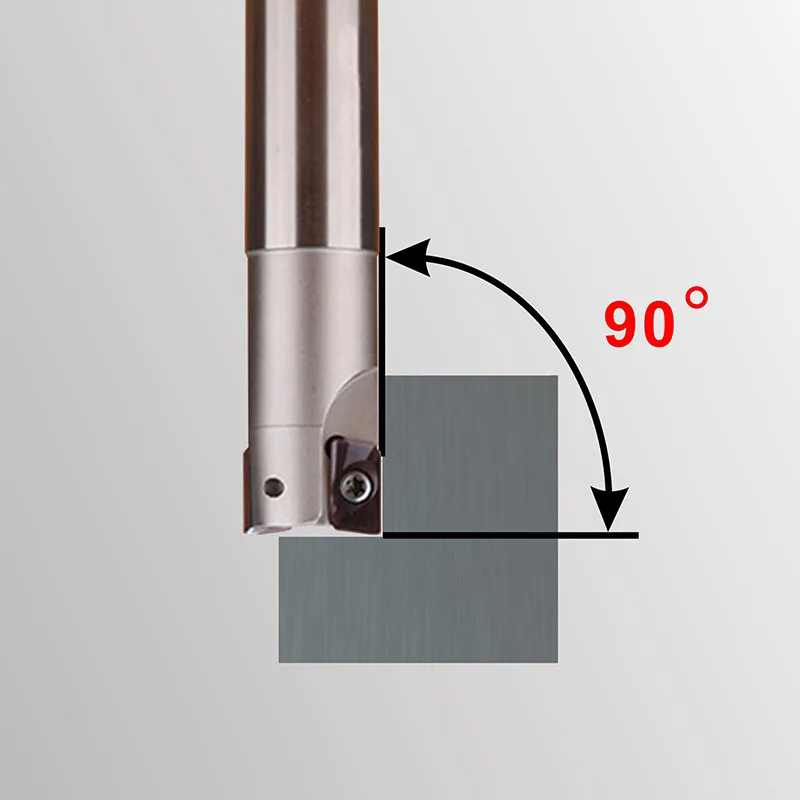 BAP300R CNC End Rod Anti-vibration Roughing Right Angle Milling Cutter Bracket Roughing Rod R0.8 Blade 10pcs APMT1135 Carbide