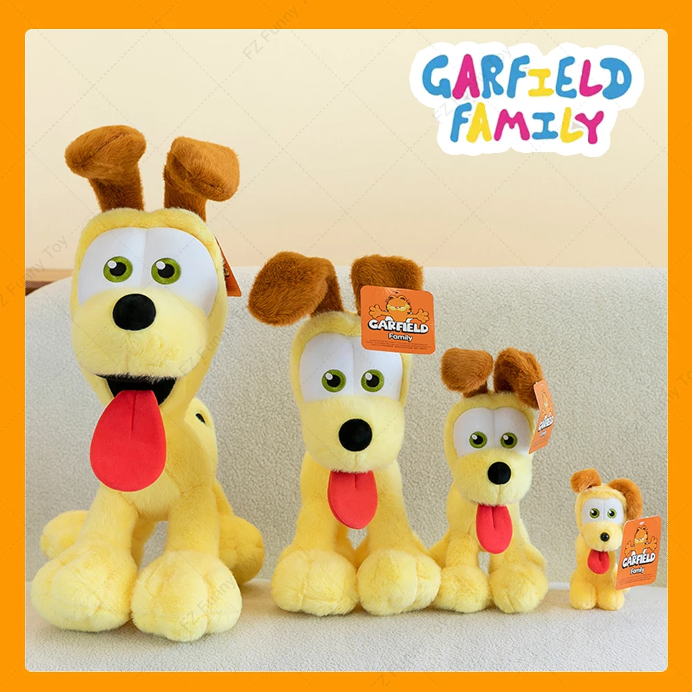 

Garfield Cute Odie Stuffed Doll Orignal The Garfield Show Fluffy Dog Backpack Pendant Cartoon Film High Quality Birthday Gifts