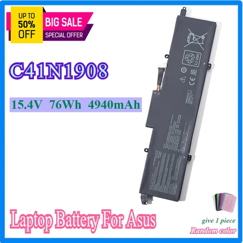 C41N1908 0B200-03610000 Batería para Asus RoG Zephyrus G14 GA401 GA401II GA401IU GA401IV GA401IH GA401QE GA401QM GA401Q