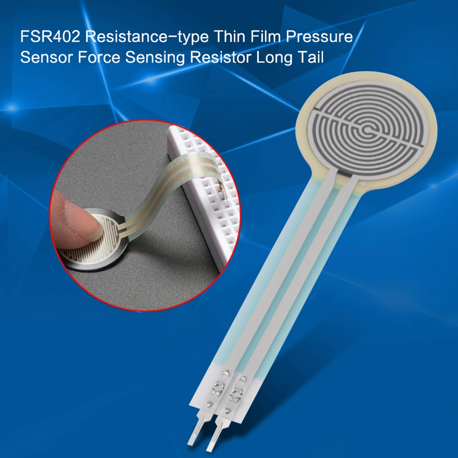 Pressure Sensor Force Sensor FSR402 Resistance Type Thin Film Pressure Sensor Force Sensing Resistor Long Tail