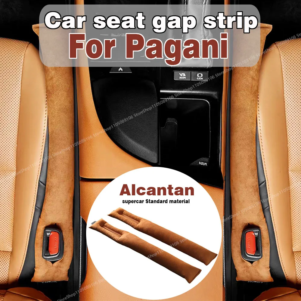 

For Pagani Zonda Huayra Car Seat Gap Filler Soft Car Styling Padding Leak Pad Plug Spacer Interior Accessories Car Organizer