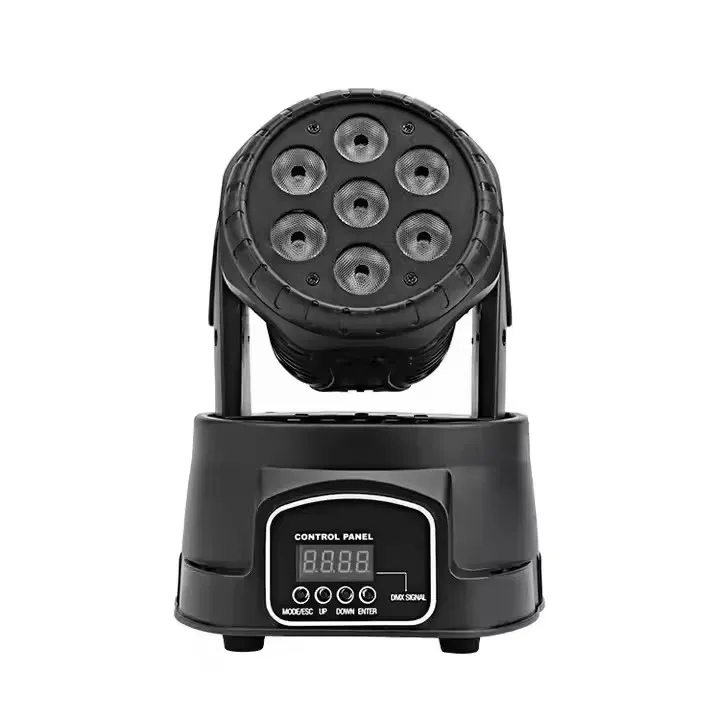 

Stage Mini Led 4in1 7x10W Stage Lights Laser Moving Head Light Laser Moving Head Light DMX 512 Wash Zoom Rgbw