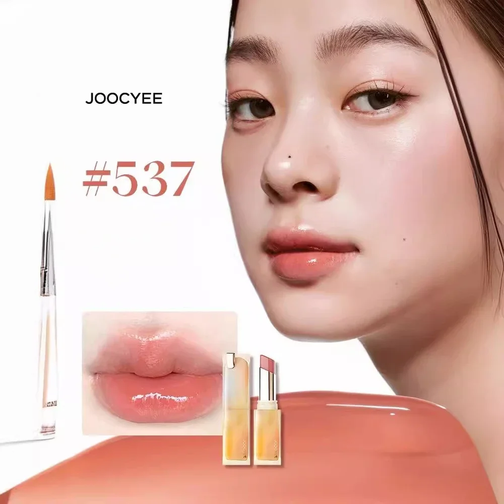 Joocyee Solid Lip Gloss Cute Hydrating Jelly Mirror Red Brown Lipstick Clear Moisturizing Lip Tint Nature Nude Makeup Cosmetics