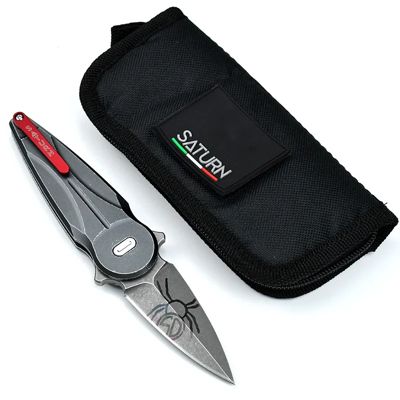 Cicada - Mini Steel Pocket Knife with N690 Aluminum Handle, Practical Emergency Rescue Tool, Sharp Fruit Knife