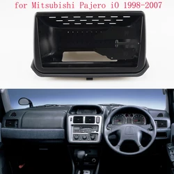 9 inch Car Fascia Radio Panel for Mitsubishi Pajero iO 1998-2007 Dash Kit Install Facia Bezel Adapter 9inch Plate Console Trim