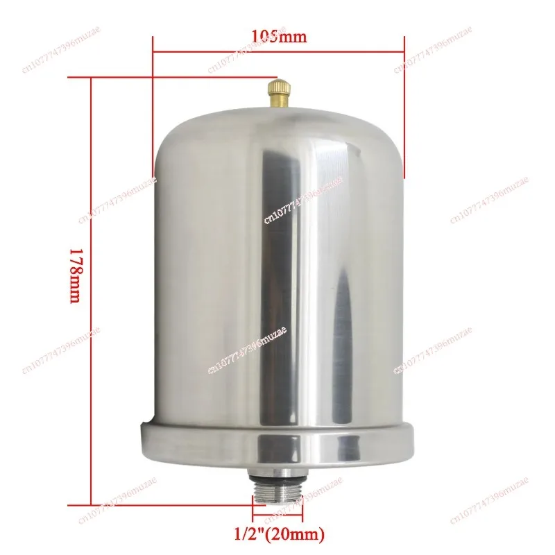 2L Pressure tank vessel expansion for domestic waterworks pump membrane drinking water steel water unit pressure boiler 1pcs