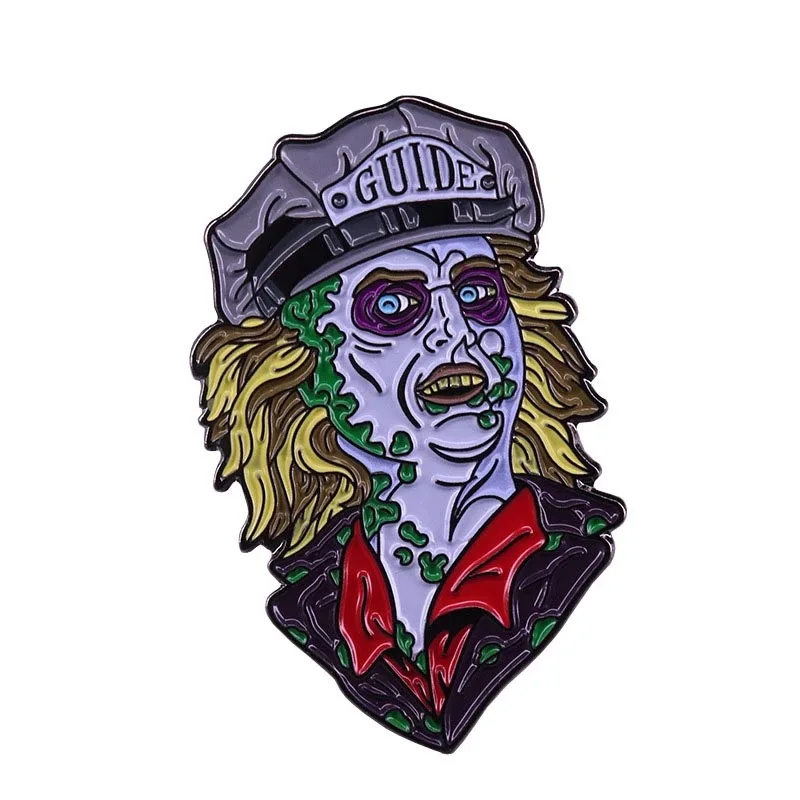 Halloween Gifts Enamel Pins Funny Horror Movies Cartoon Brooch Men Women Fashion Jewelry Knapsack Hat Collar Lapel pin Badges