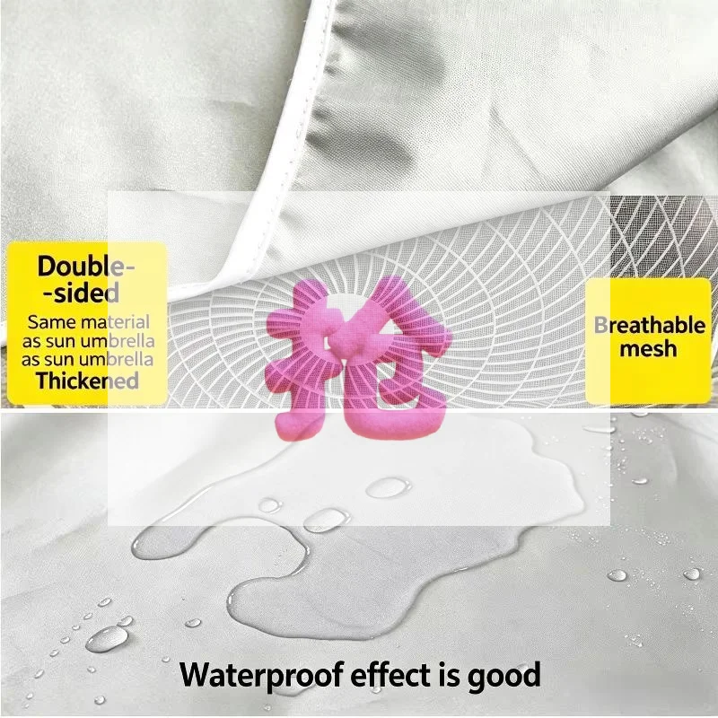 Waterproof AC Outdoor Unit Cover Sunproof Dustproof Windproof Snow Resistant Mini Protective Cover