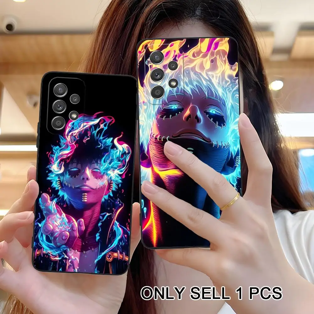 MHA Dabi Phone Case for Samsung Galaxy A57 56 55 54 53 52 51 37 36 35 34 33 32 31 5G Soft TPU Shockproof Cover