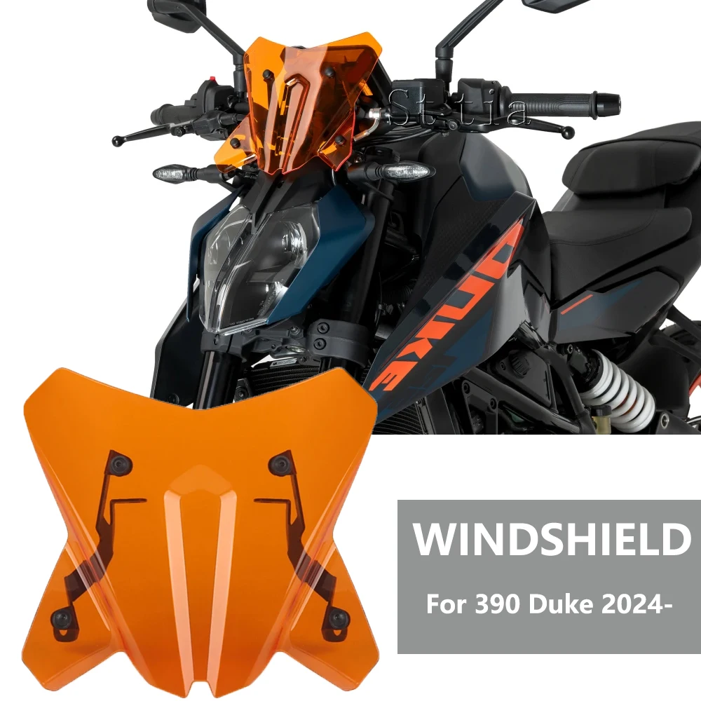 

390 Duke новый спортивный экран для мотоцикла, дефлектор лобового стекла, подходит для 390 DUKE 390 Duke Duke 390 2024-2025