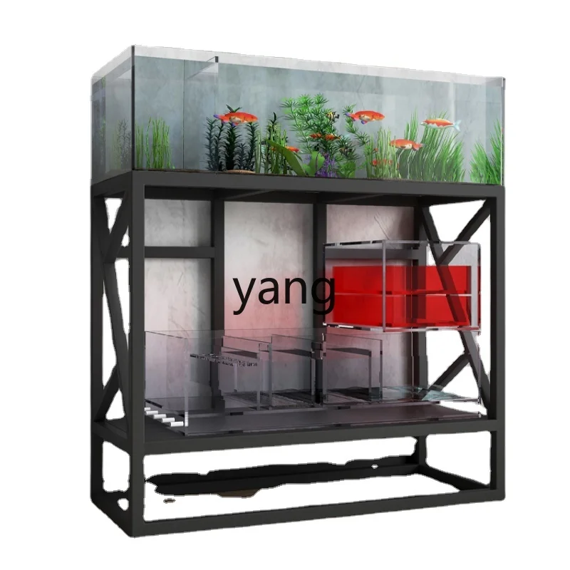 LMM Industrial Fish Tank Rack Double-Layer Fish Tank Dedicated Floor-Standing Shelf Bearing Base Bracket