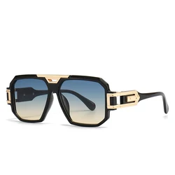 Cross-Border Export New Modern Retro Large Frame Men's Sunglasses Ins Style Street Style Big Brand Ink