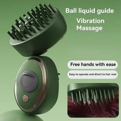 New Electric Spray Massage Comb Hair Growth Vibration Head Massager Brush  Anti Hair Loss Scalp Liquid Medicine Atomizing Comb