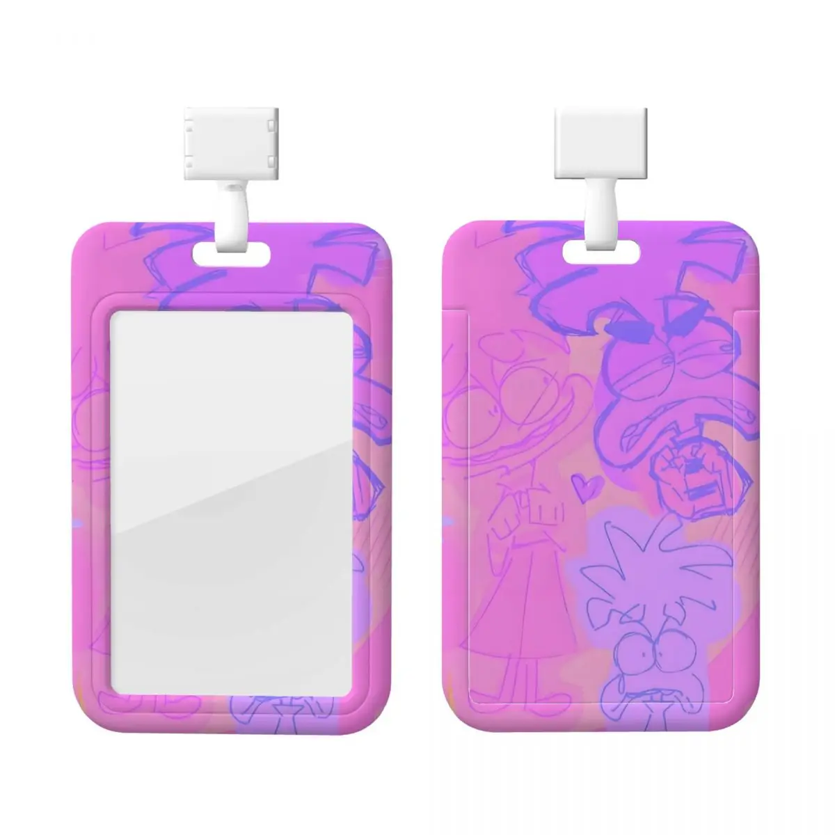 

Custom Inside Out Cartoon Card Badge Holder For Office Card Holder Unisex Neck Lanyard Credit Card Holders Neck Strap