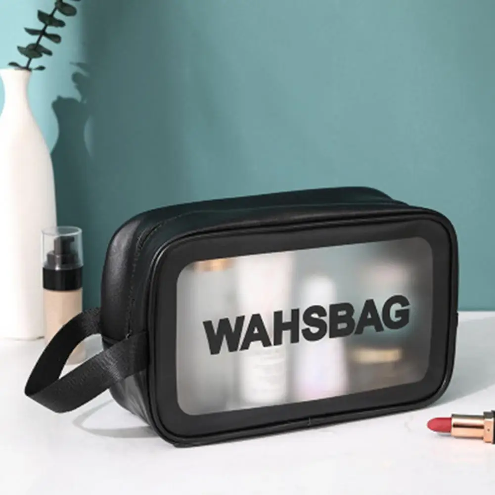 Portable Travel Wash Bag Female Transparent Waterproof Makeup Storage Pouch Large Capacity Cosmetic Organizer Beauty Women Case