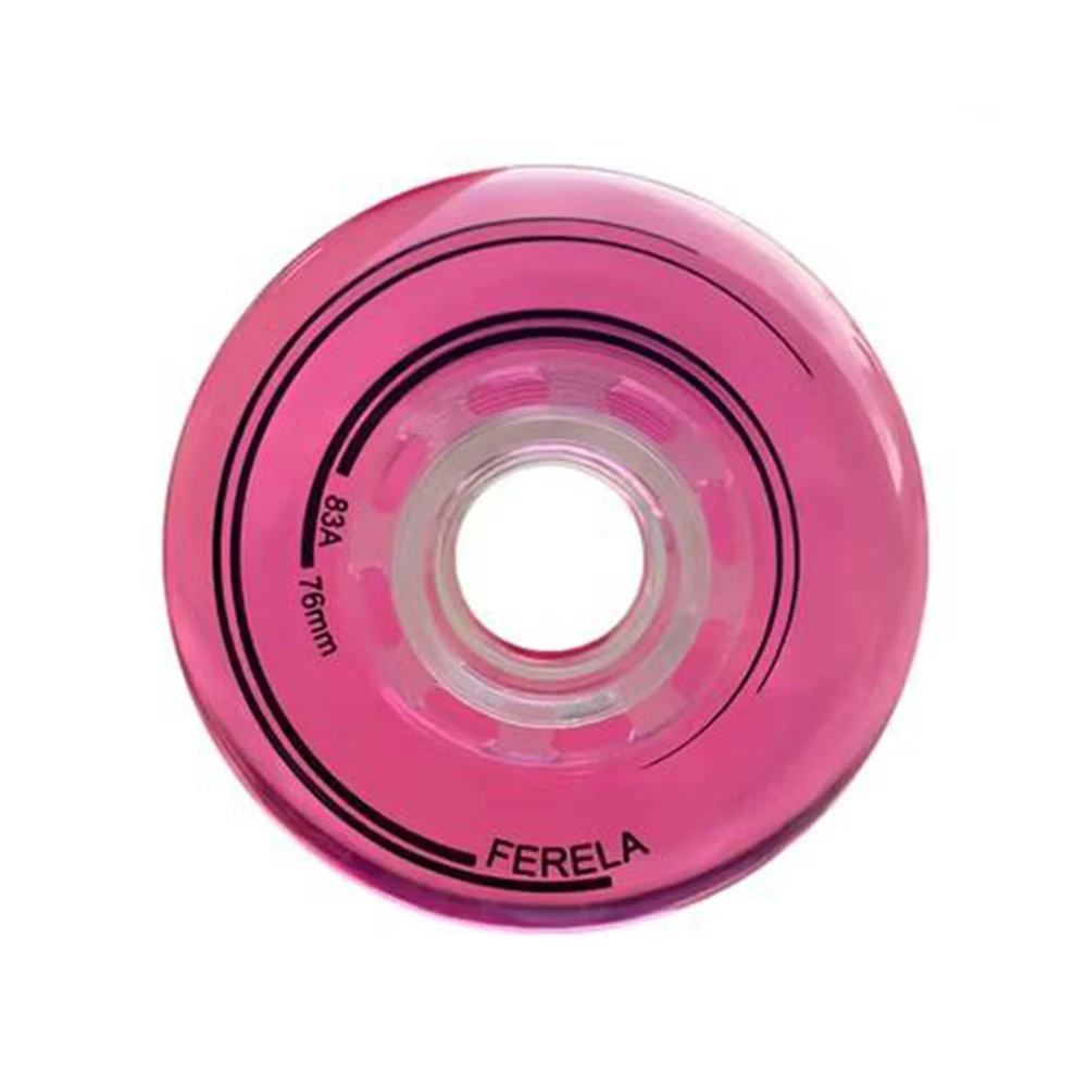 

Inline Skates Wheels Crystal Skating Wheel Slalom FSK 83A Blue Red White Pink All-meat Transparent for SEBA Powerslide Patines