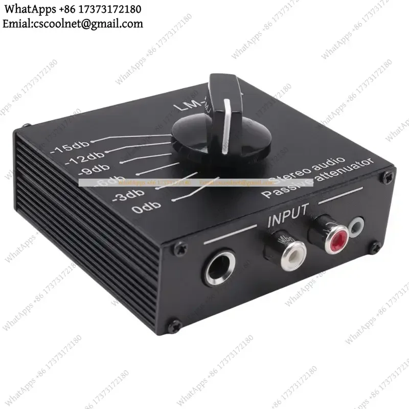 k3 Modern Tech Passive Audio Attenuator Stereo Audio Attenuator Line Output Signal Sound Card, Speaker, Microphone, Mic Port