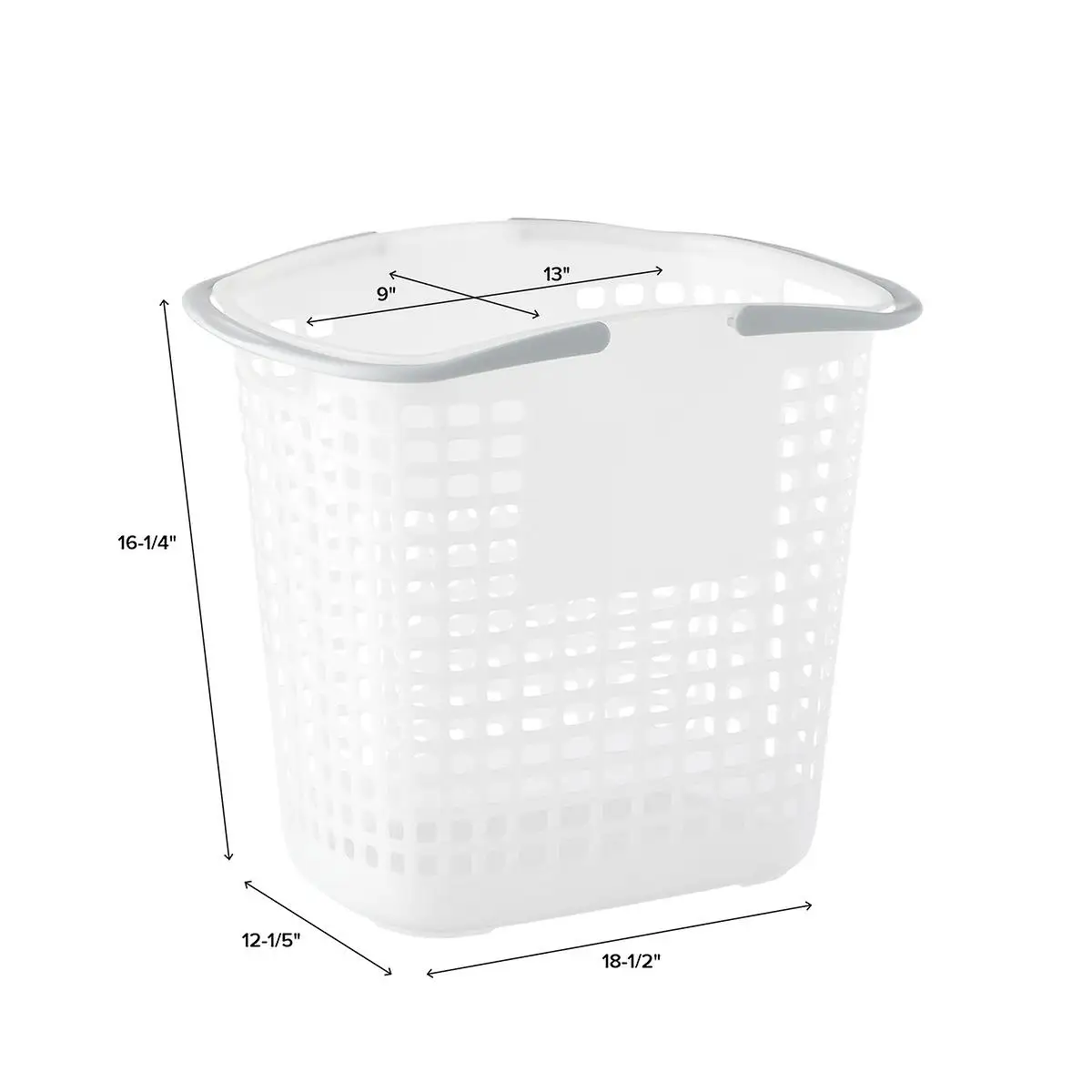 Lustroware Modern Feel Storage Tote Basket