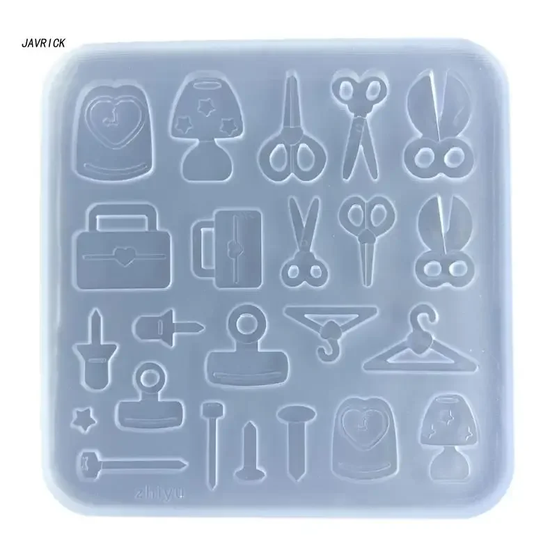 Bowknot Star Tennis Silicone Mold Card Accessory Resin Mold Keychain Earring Pendant Epoxy Mold DIY Craft Tool