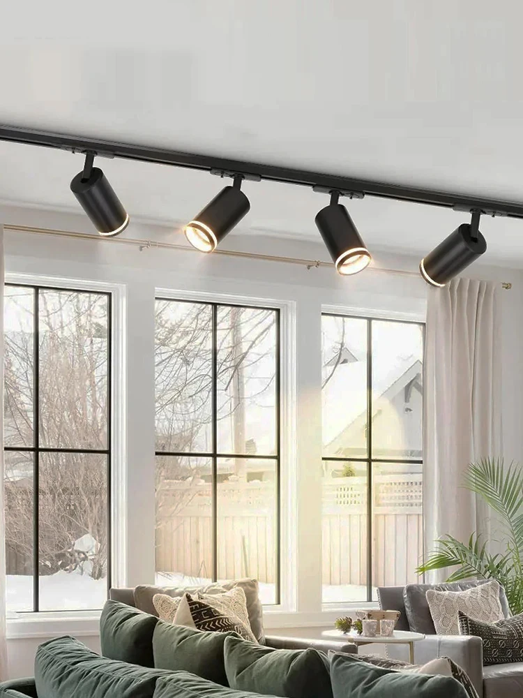 

Набор светодиодных трековых светильников GU10, сменная лампа, светодиодная трековая лампа 110-265 В, прожектор для кухни, магазина, домашнего декора, светильник для внутреннего освещения