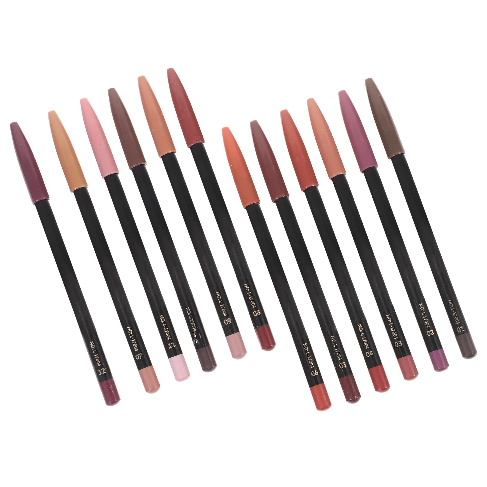 

12pcs Waterproof Lip Liner Long Lasting Smudge Proof Shaping Pencil Full Lips Makeup Accessories Lip Line Pencils