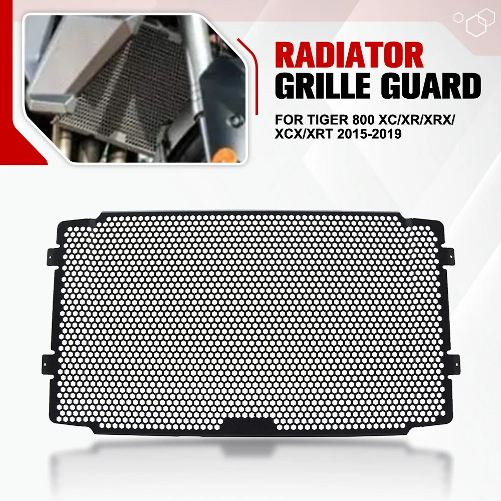 

For Tiger 800 XC/XR/XRX/XCX/XRT 2015-2016-2017-2018-2019 Motorcycle Accessories Radiator Guard Grille Cover Fuel Tank Protector