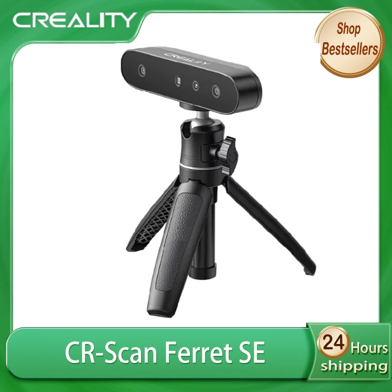 Creality CR-Scan Ferret SE 3D Scanner Portable Handheld 30FPS Quick Scan 24bit Fullcolor Scanning 0.05mm Accuracy