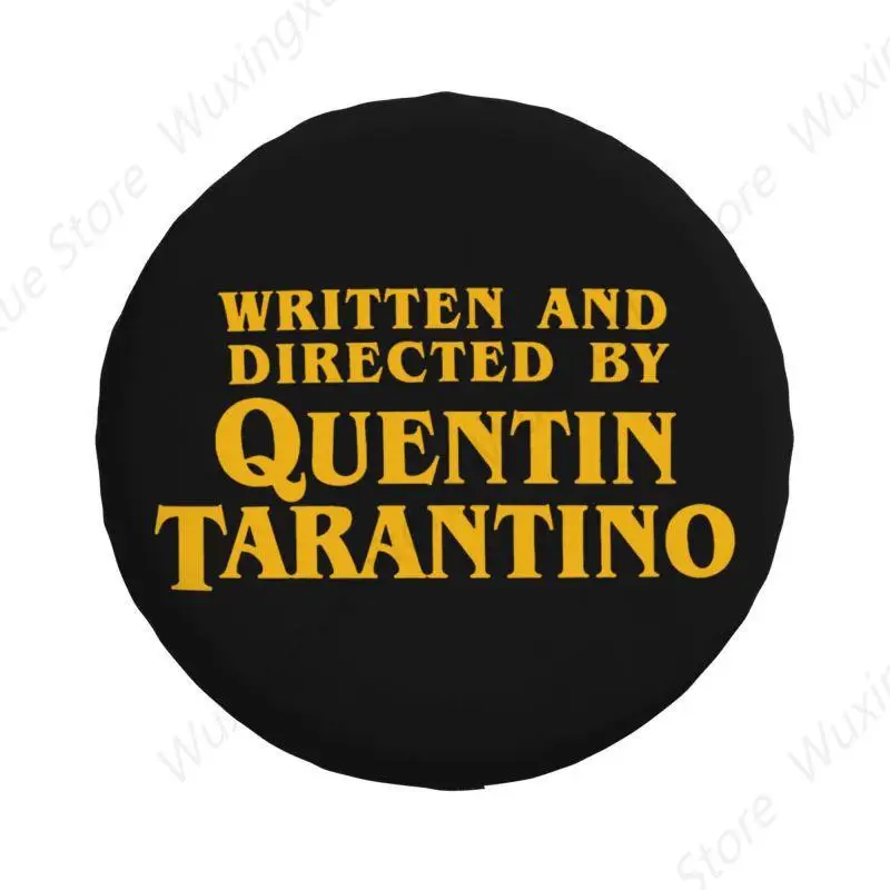 Custom Quentin Tarantino Spare Tire Cover for Honda CRV Jeep SUV Camper Pulp Fiction Kill Bill Movie Car Wheel Protector Covers