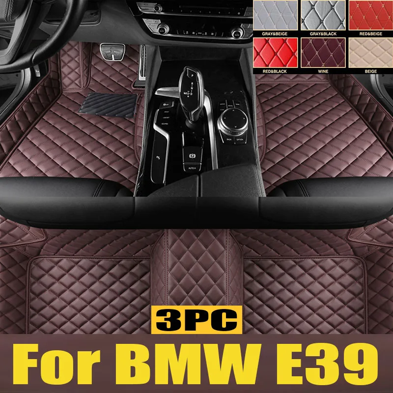 

Car Floor Mats For BMW E39 1995-2004 DropShipping Center Auto Interior trunk mat 100% Fit Leather Carpets Rugs Foot Pads