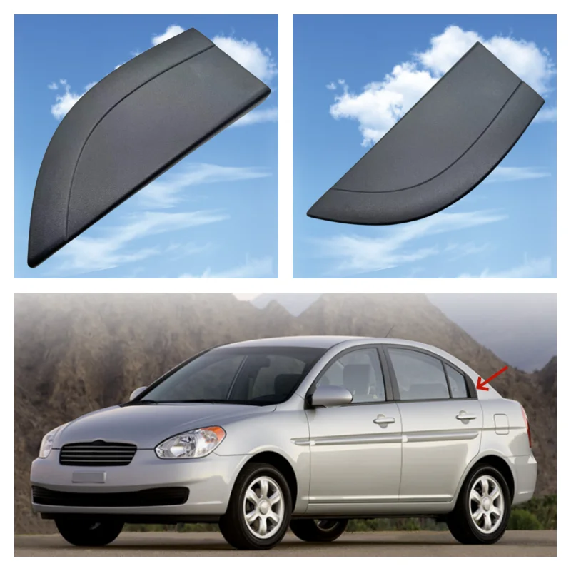 1Pcs For hyundai Accent 2006 - 2009 Exterior Rear Rear Door Trim OEM 838301E000 838401E000 83830-1E000 83840-1E000