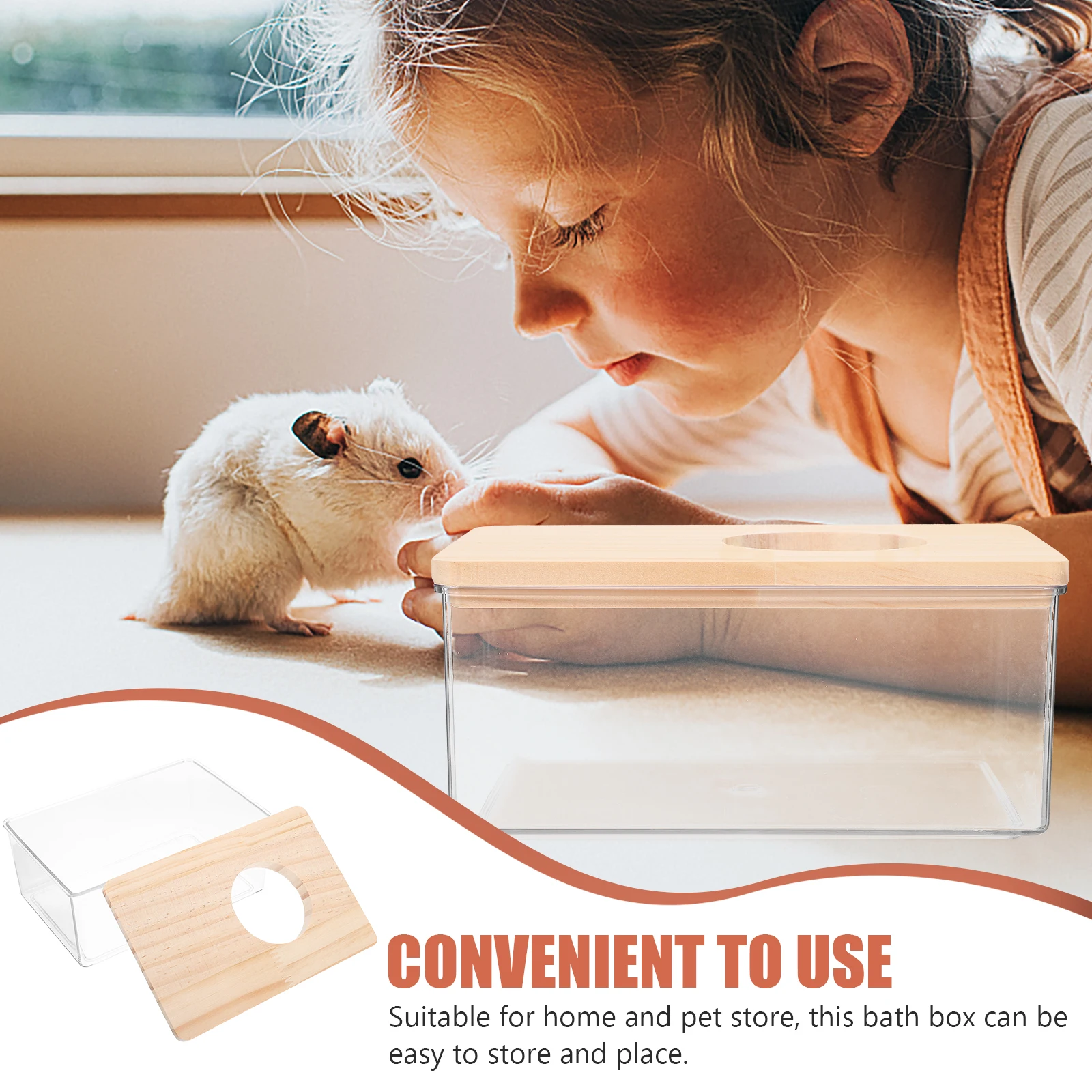 2 قطعة حوض الرمل حمام البول للحيوانات الأليفة الصغيرة الاكريليك شفافة خفيفة الوزن الهامستر الحمام قابلة لإعادة الاستخدام قفص حوض الاستحمام شينشيلا