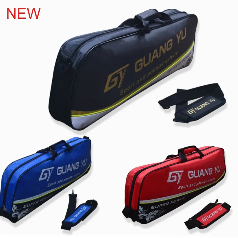 

2025 New Badminton Tennis Racket Bag Can Accommodate Up To 3 Rackets Waterproof Nylon Crossbody Backpack Sports Shoulder Bag
