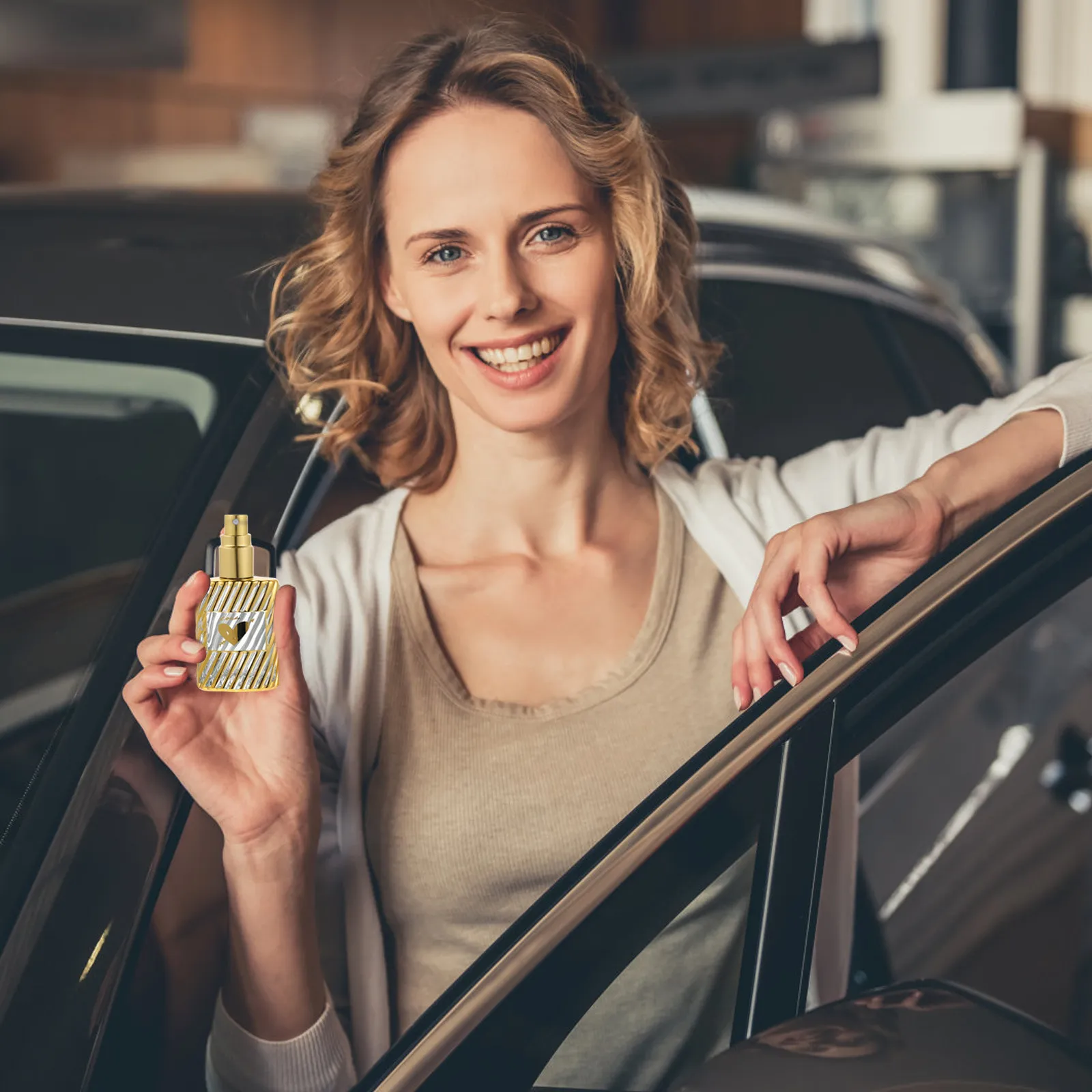 2 botellas de perfume de vidrio vacías, botellas de spray recargables para viaje, contenedores de subenvasado para almacenamiento de perfumes y mezcla de fragancias