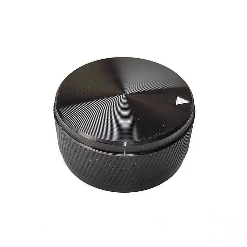 Black Diameter 34mm Height 17mm Full Aluminum Solid Figure HIFI Audio Amplifier Volume Potentiometer Knob