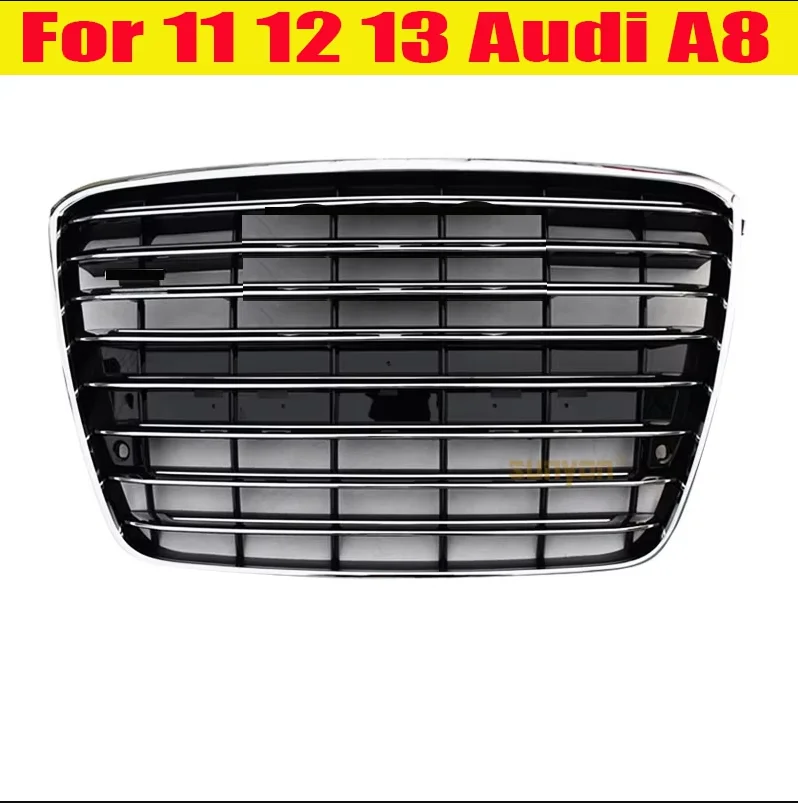 Fit For Audi A8 D4 2011 11 2012 12 2013 13 2014 2015 2016 2017 2018 W12 style Chrome Frame Chrome Rings Grille Grill W Style