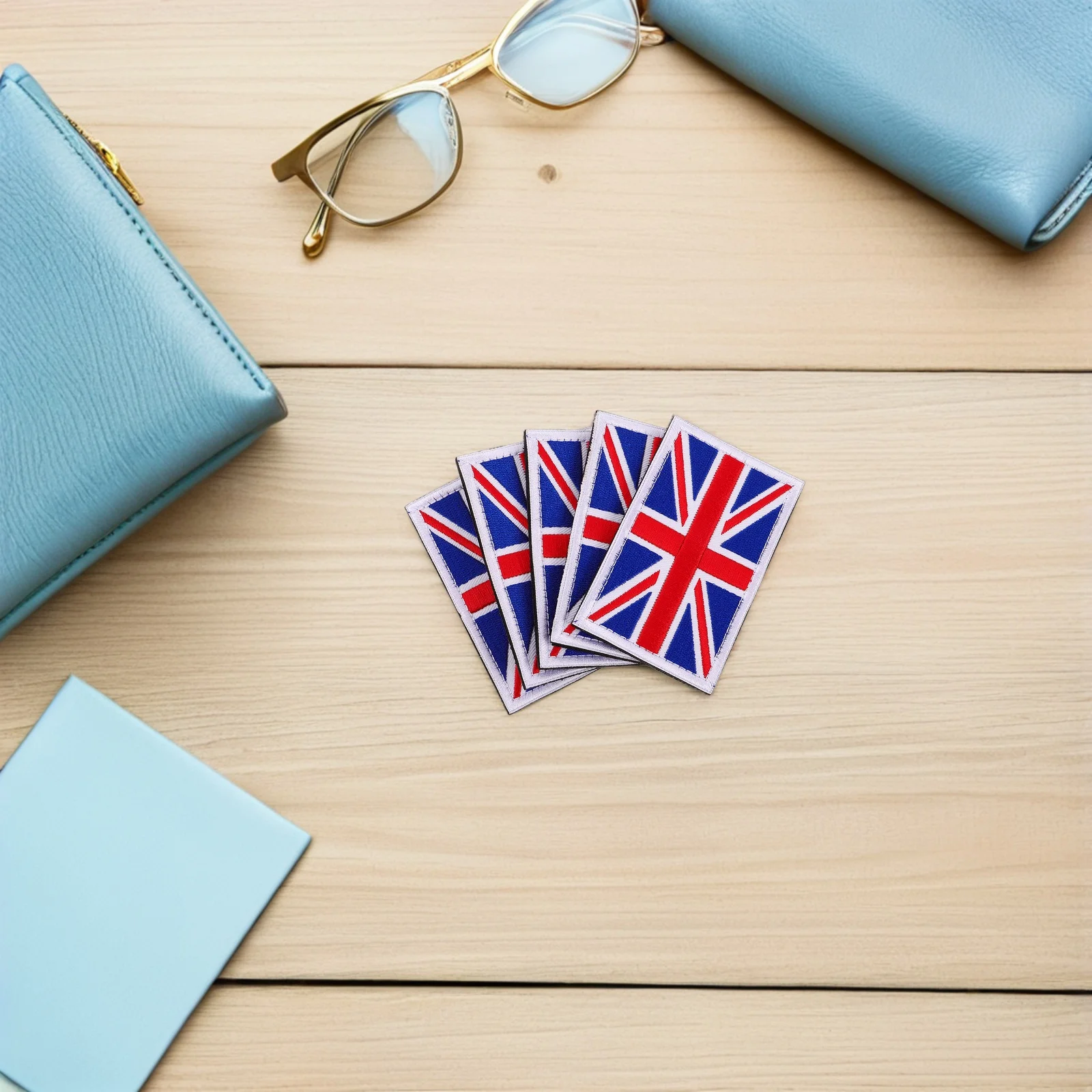 

5pcs Handcrafted Embroidery Uk Flag Patches Durable Fabric For Jackets Hats Backpacks British Flag Patch Sew On Applique